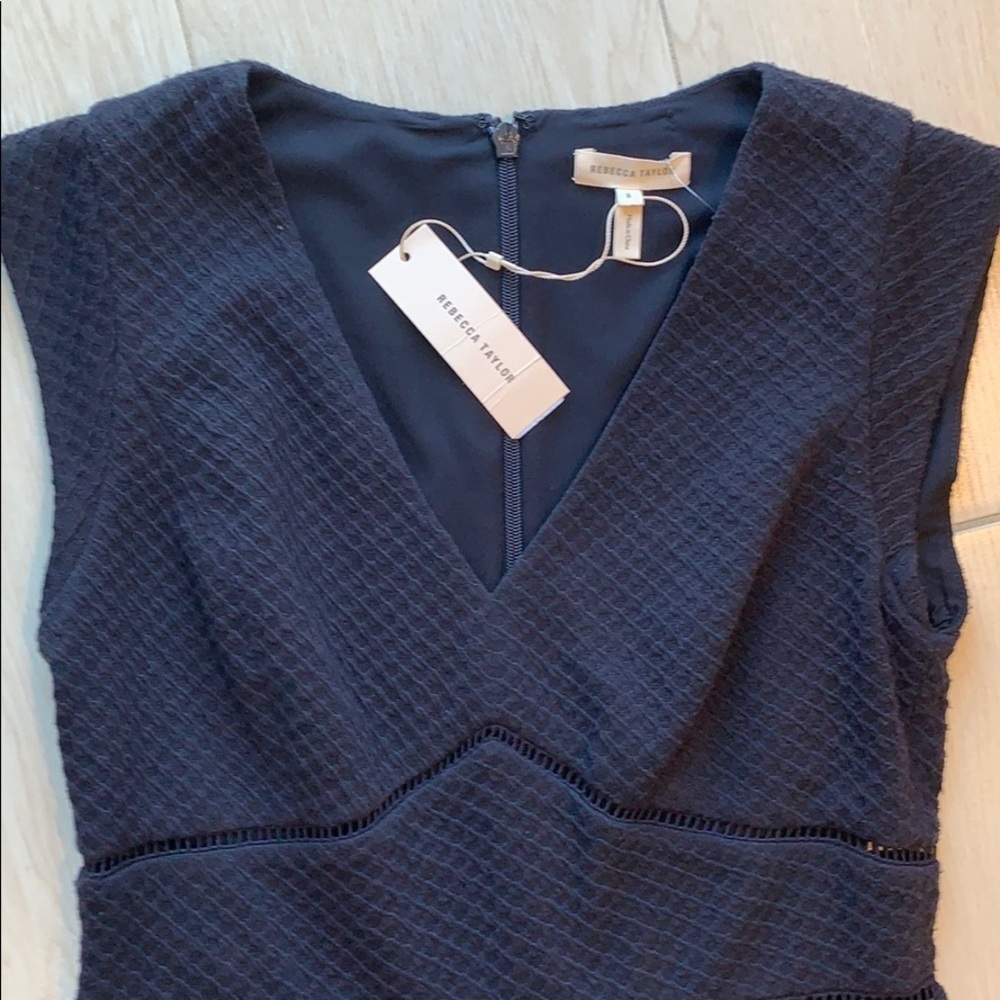 Rebecca Taylor navy “Taylor” dress View 3